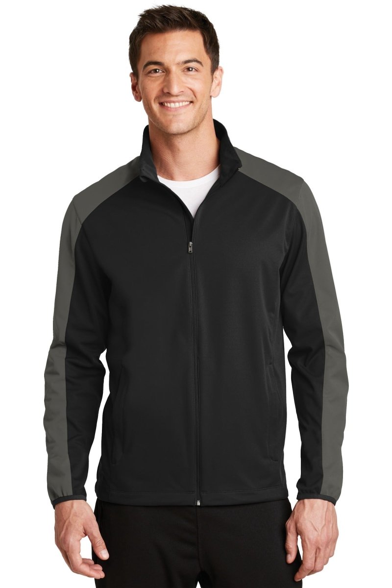 Port AuthorityÂ® Active Colorblock Soft Shell Jacket. J718 - uslegacypromotions