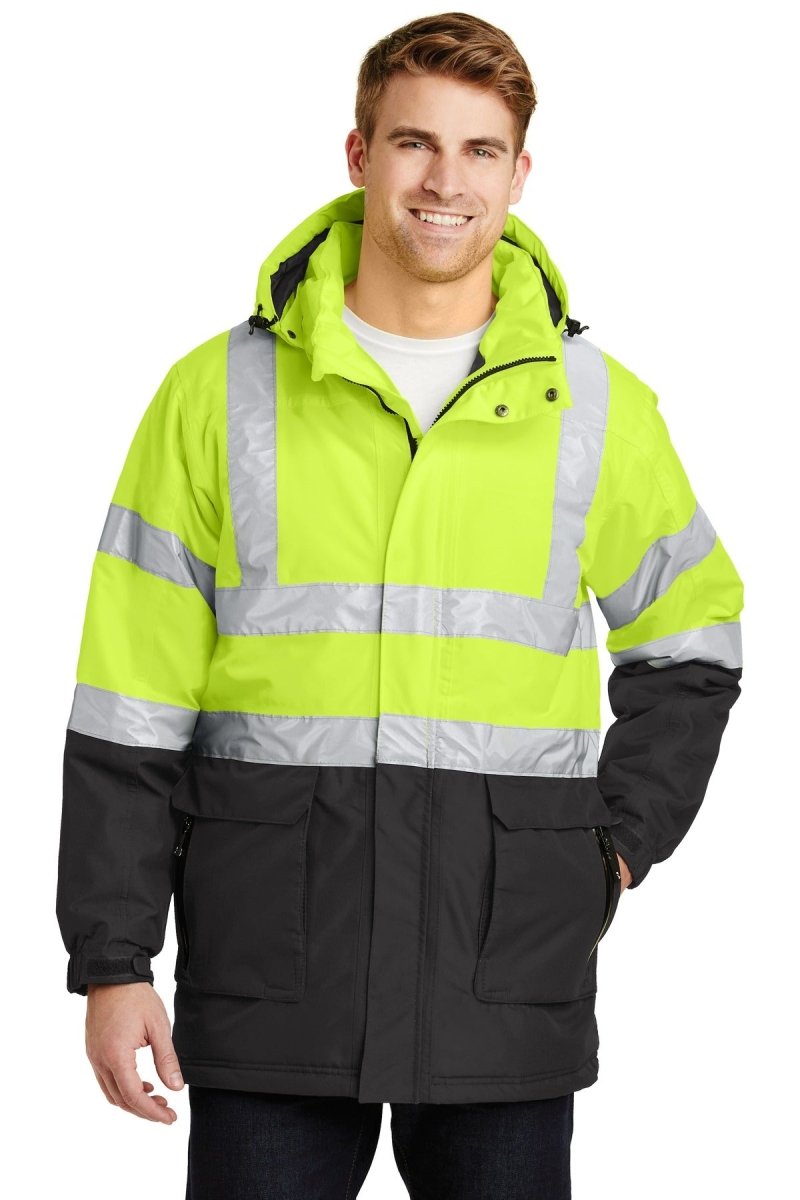 Port AuthorityÂ® ANSI 107 Class 3 Safety Heavyweight Parka. J799S - uslegacypromotions