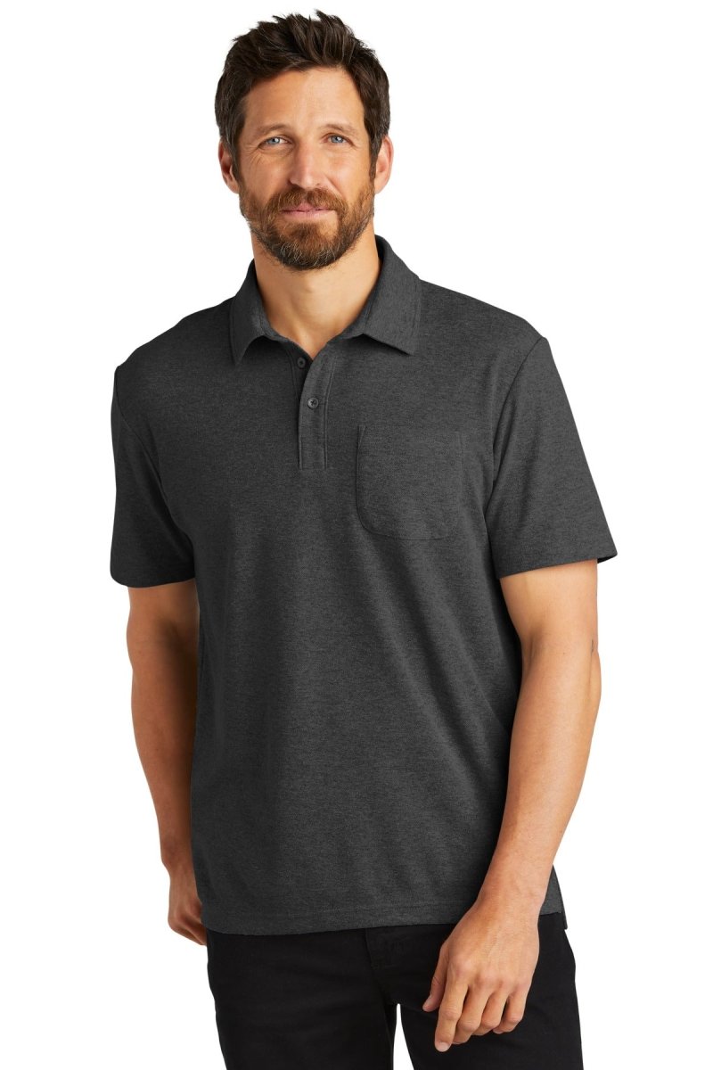 Port AuthorityÂ® C-FREEÂ® Cotton Blend Pique Pocket Polo K868 - uslegacypromotions