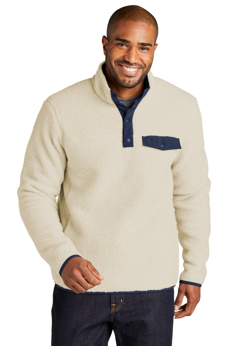 Port AuthorityÂ® Camp Fleece Snap Pullover F140 - uslegacypromotions