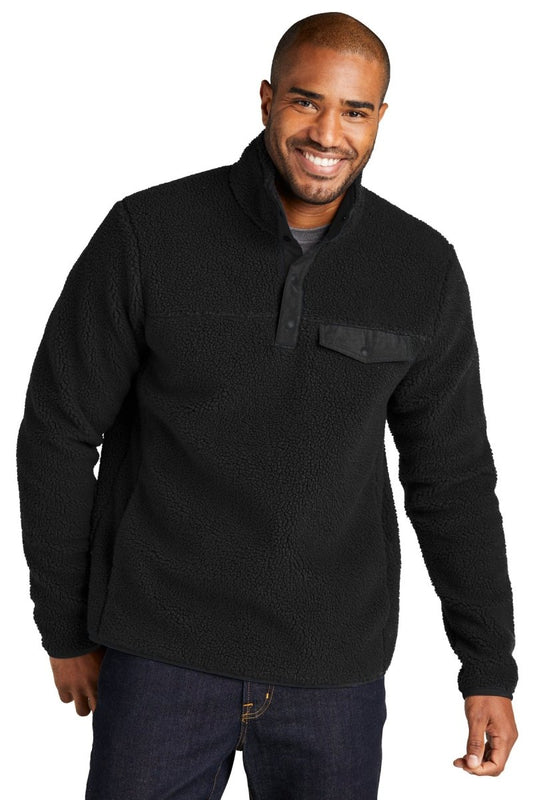 Port AuthorityÂ® Camp Fleece Snap Pullover F140 - uslegacypromotions