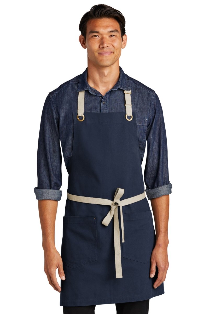 Port AuthorityÂ® Canvas Full-Length Two-Pocket Apron A815 - uslegacypromotions