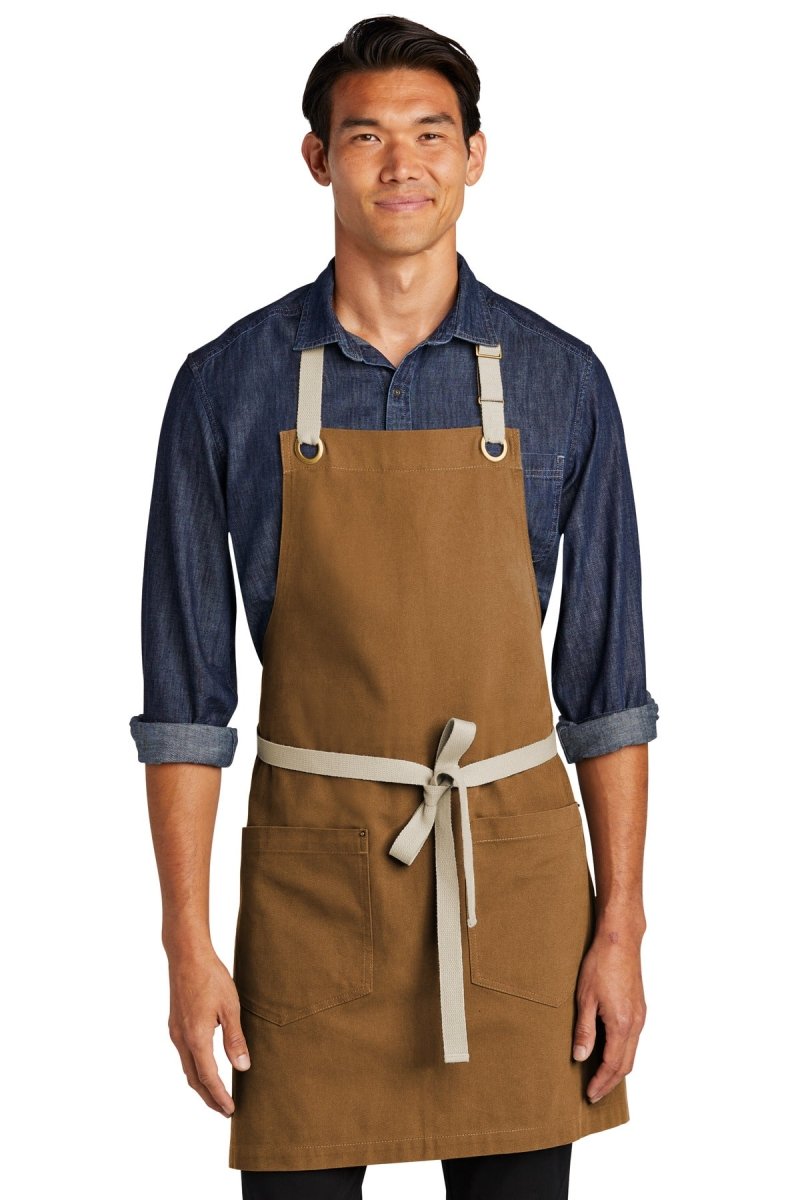 Port AuthorityÂ® Canvas Full-Length Two-Pocket Apron A815 - uslegacypromotions