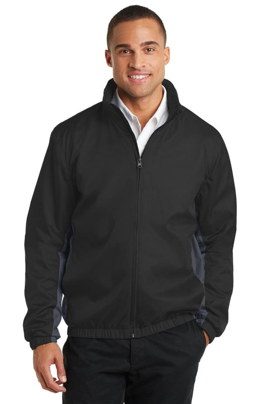 Port AuthorityÂ® Core Colorblock Wind Jacket. J330 - uslegacypromotions