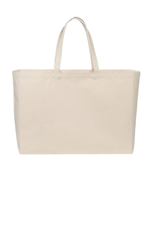 Port AuthorityÂ® Cotton Canvas Jumbo Tote BG427 - uslegacypromotions