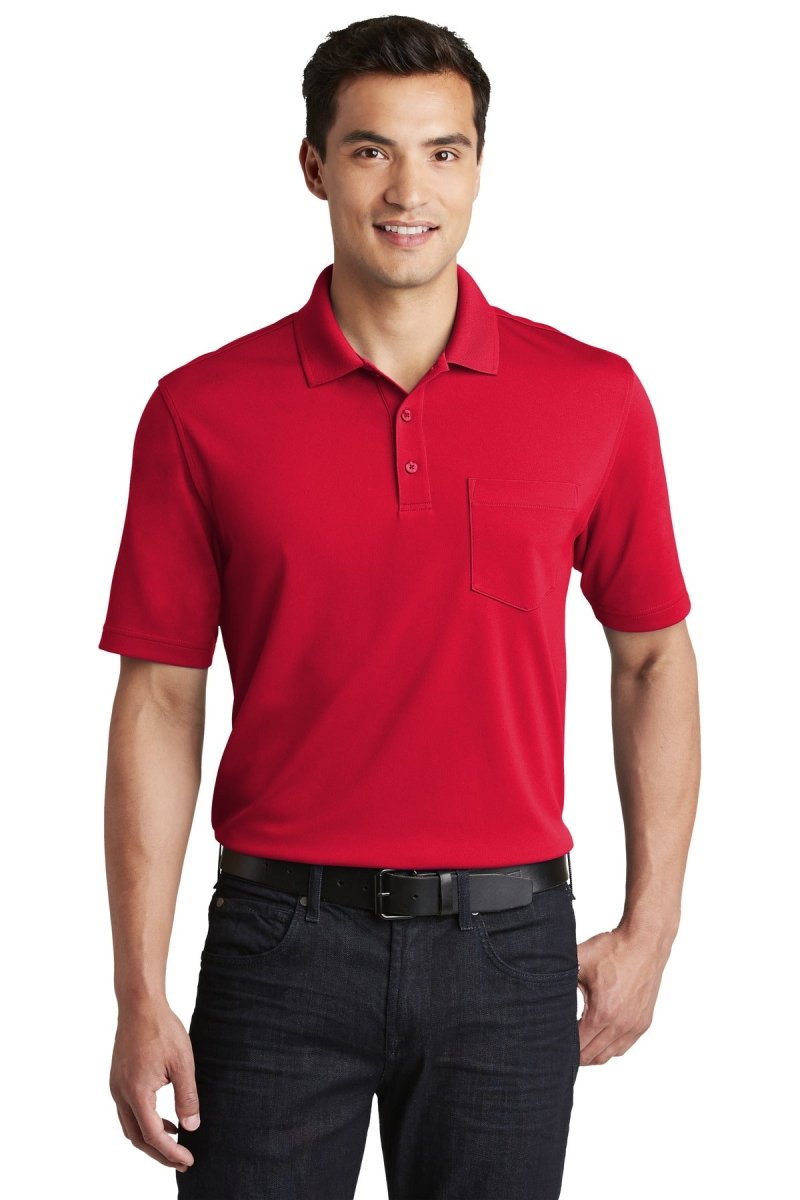 Port AuthorityÂ® Dry ZoneÂ® UV Micro-Mesh Pocket Polo. K110P - uslegacypromotions