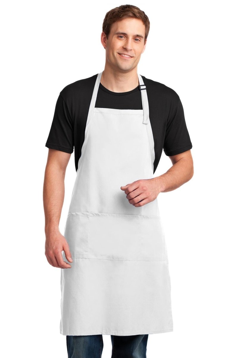 Port AuthorityÂ® Easy Care Extra Long Bib Apron with Stain Release. A700 - uslegacypromotions