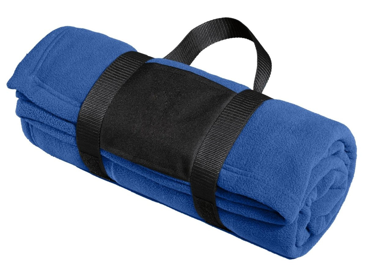 Port AuthorityÂ® Fleece Blanket with Carrying Strap. BP20 - uslegacypromotions