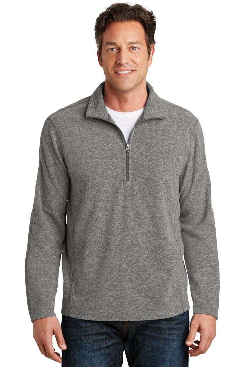 Port AuthorityÂ® Heather Microfleece 1/2-Zip Pullover. F234 - uslegacypromotions