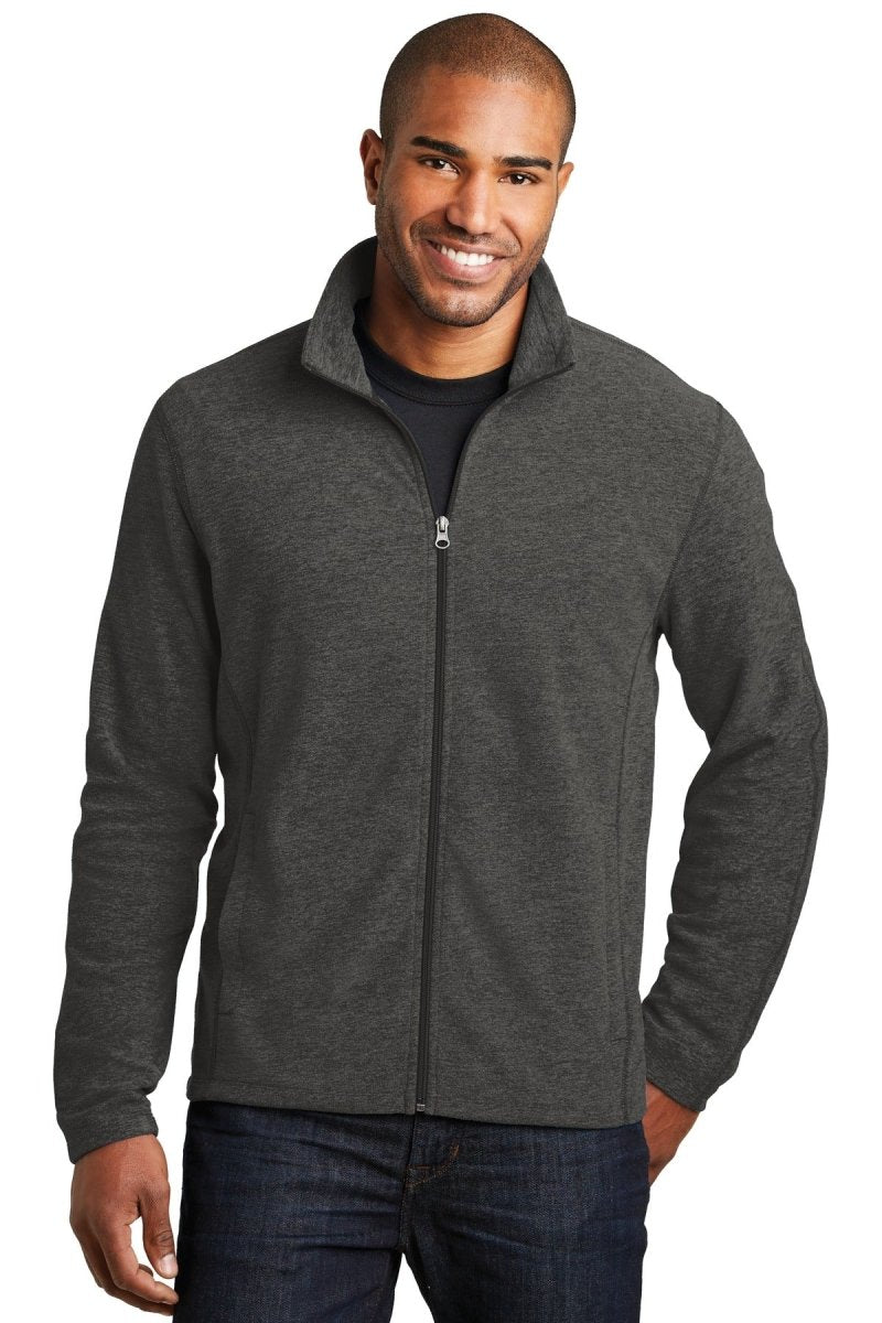 Port AuthorityÂ® Heather Microfleece Full-Zip Jacket. F235 - uslegacypromotions