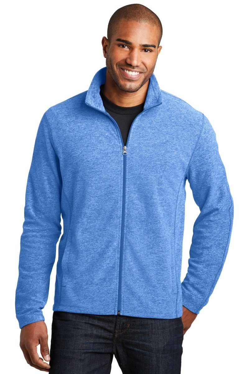 Port AuthorityÂ® Heather Microfleece Full-Zip Jacket. F235 - uslegacypromotions