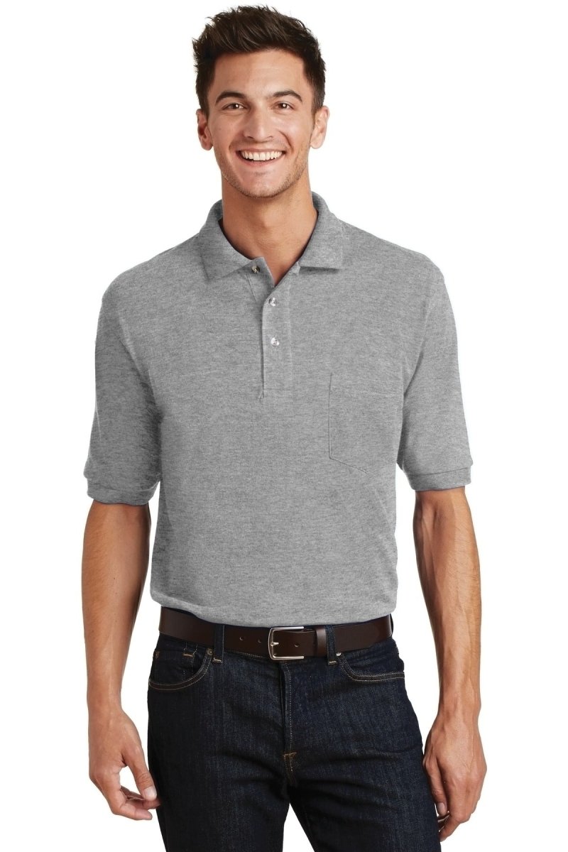 Port AuthorityÂ® Heavyweight Cotton Pique Polo with Pocket. K420P - uslegacypromotions