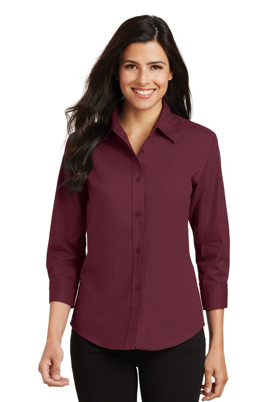 Port AuthorityÂ® Ladies 3/4-Sleeve Easy Care Shirt. L612 - uslegacypromotions