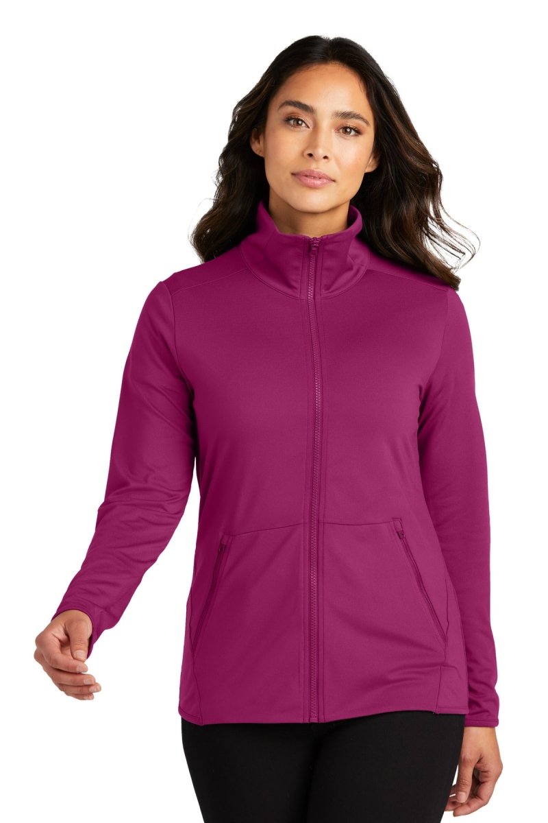 Port AuthorityÂ® Ladies Accord Stretch Fleece Full-Zip LK595 - uslegacypromotions