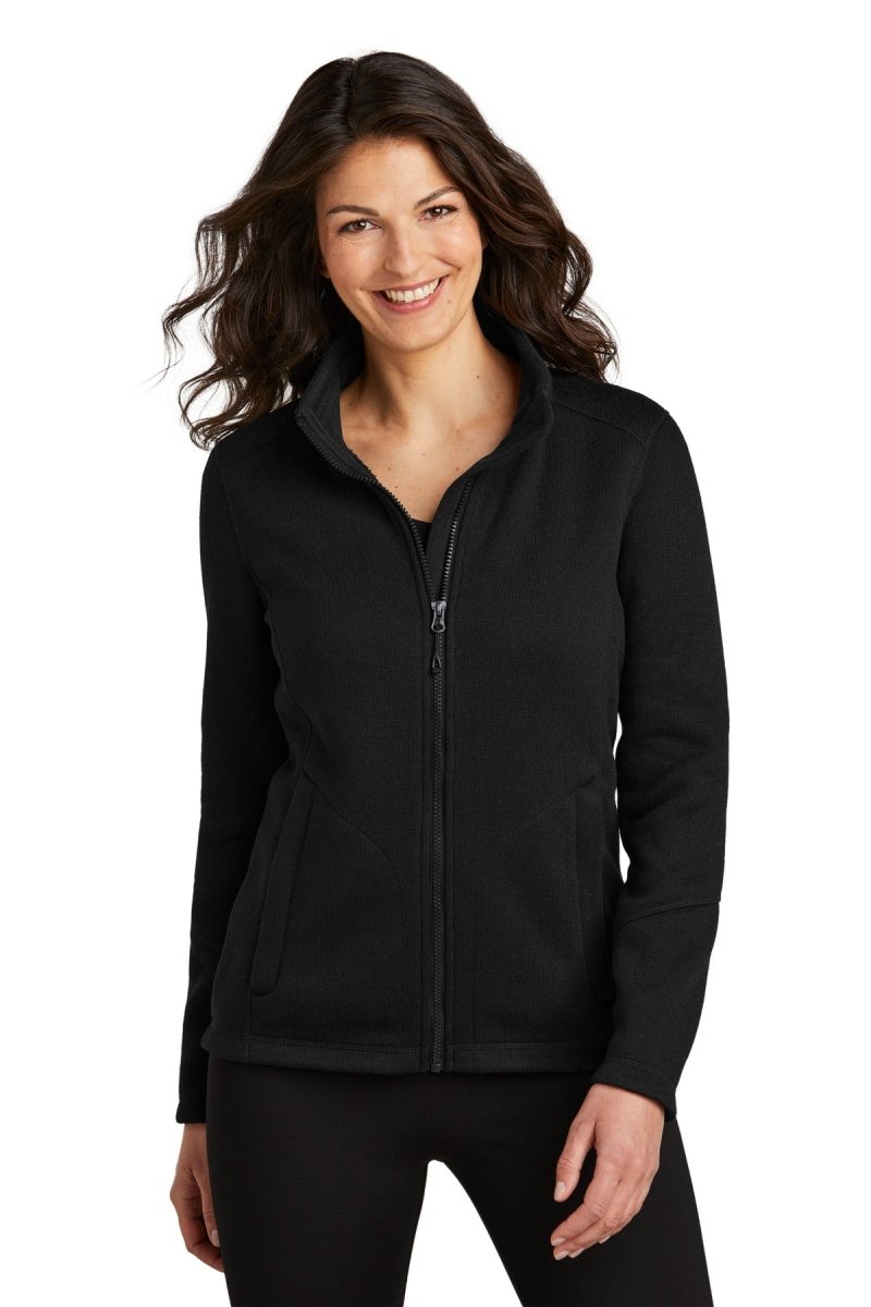 Port AuthorityÂ® Ladies Arc Sweater Fleece Jacket L428 - uslegacypromotions