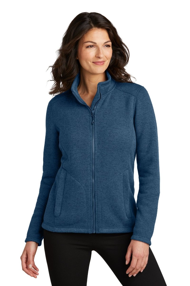 Port AuthorityÂ® Ladies Arc Sweater Fleece Jacket L428 - uslegacypromotions