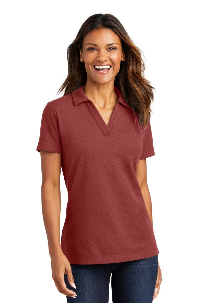 Port AuthorityÂ® Ladies C-FREEÂ® Cotton Blend Pique Polo LK867 - uslegacypromotions