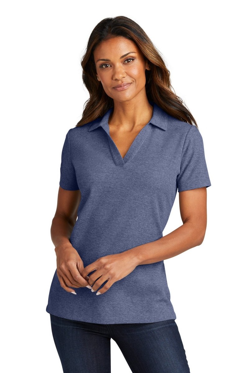 Port AuthorityÂ® Ladies C-FREEÂ® Cotton Blend Pique Polo LK867 - uslegacypromotions