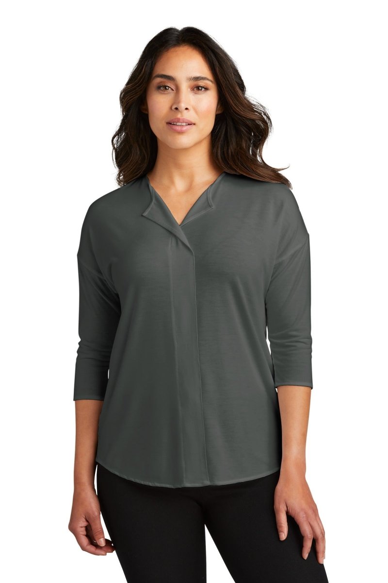 Port AuthorityÂ® Ladies Concept 3/4-Sleeve Soft Split Neck Top. LK5433 - uslegacypromotions