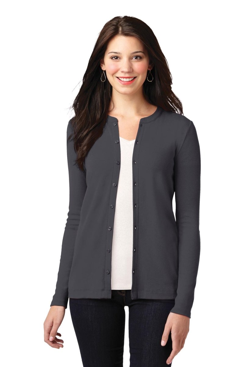 Port AuthorityÂ® Ladies Concept Stretch Button-Front Cardigan. LM1008 - uslegacypromotions