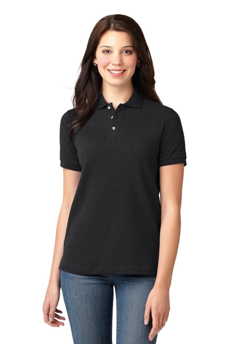 Port AuthorityÂ® Ladies Heavyweight Cotton Pique Polo. L420 - uslegacypromotions