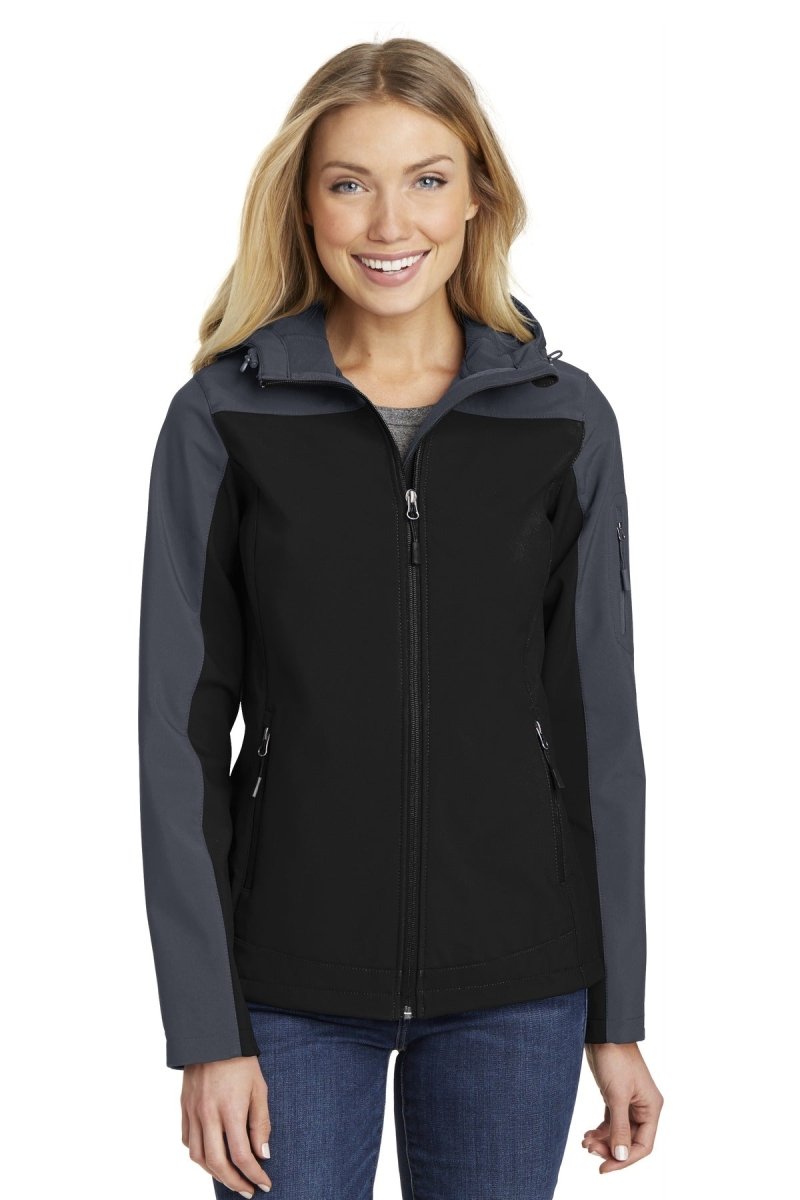 Port AuthorityÂ® Ladies Hooded Core Soft Shell Jacket. L335 - uslegacypromotions