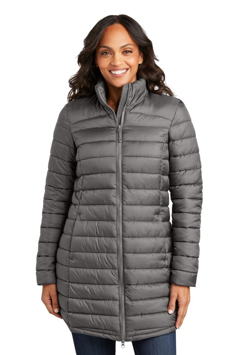 Port AuthorityÂ® Ladies Horizon Puffy Long Jacket L365 - uslegacypromotions