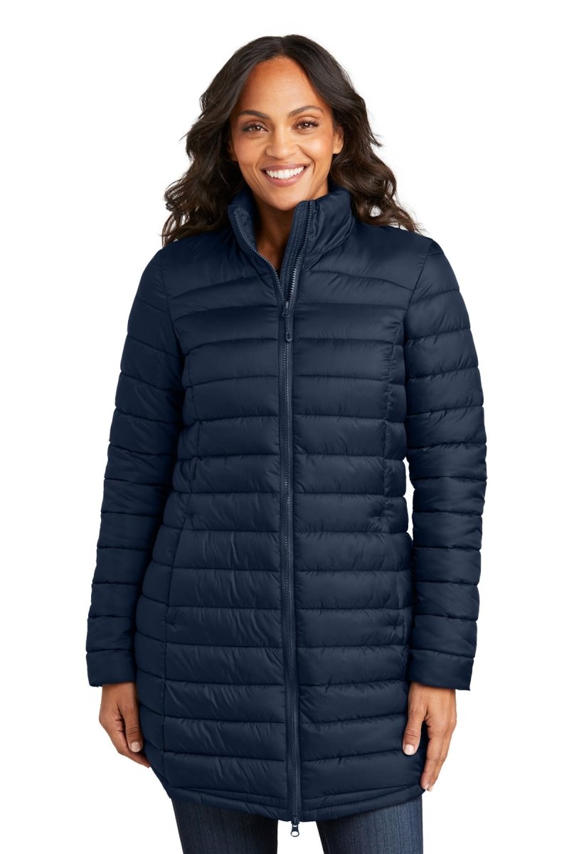 Port AuthorityÂ® Ladies Horizon Puffy Long Jacket L365 - uslegacypromotions