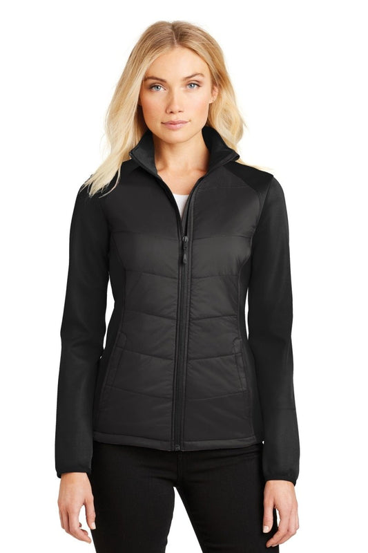 Port AuthorityÂ® Ladies Hybrid Soft Shell Jacket. L787 - uslegacypromotions