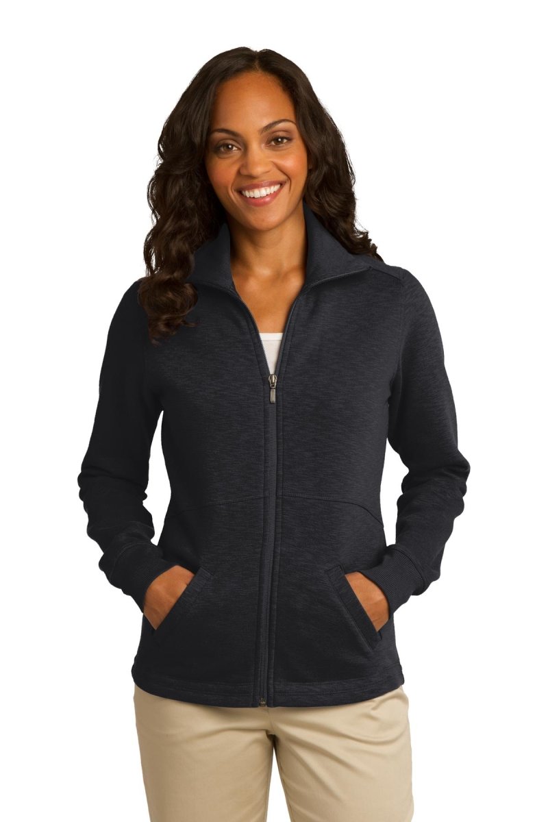 Port AuthorityÂ® Ladies Slub Fleece Full-Zip Jacket. L293 - uslegacypromotions