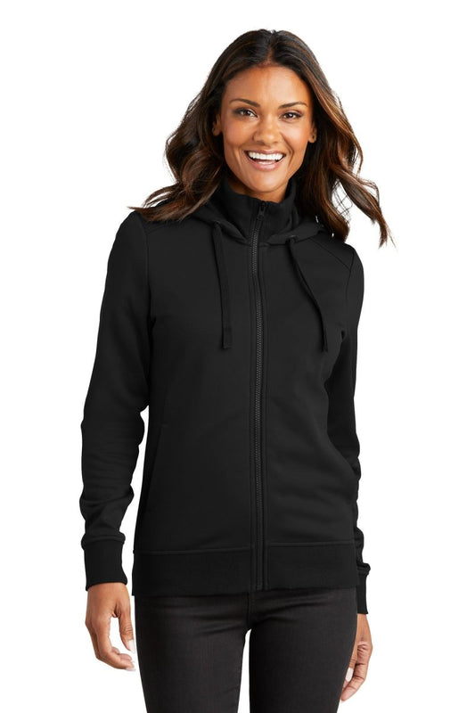 Port AuthorityÂ® Ladies Smooth Fleece Hooded Jacket L814 - uslegacypromotions