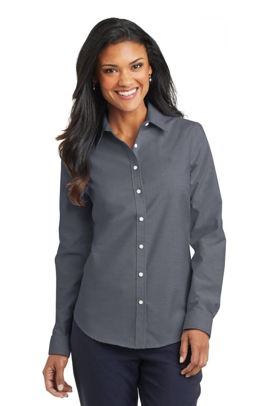 Port AuthorityÂ® Ladies SuperProâ„¢ Oxford Shirt. L658 - uslegacypromotions