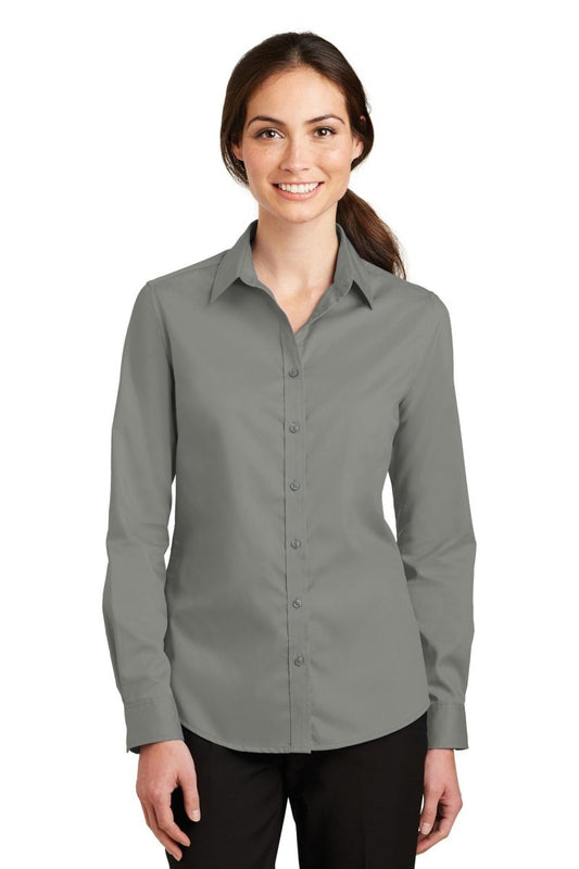 Port AuthorityÂ® Ladies SuperProâ„¢ Twill Shirt. L663 - uslegacypromotions