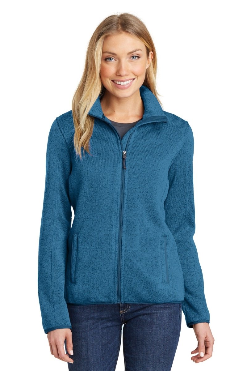 Port AuthorityÂ® Ladies Sweater Fleece Jacket. L232 - uslegacypromotions