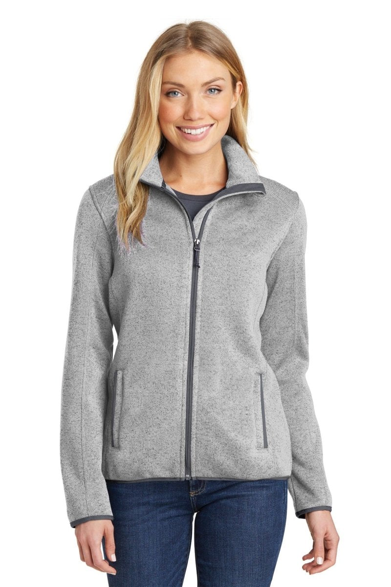 Port AuthorityÂ® Ladies Sweater Fleece Jacket. L232 - uslegacypromotions