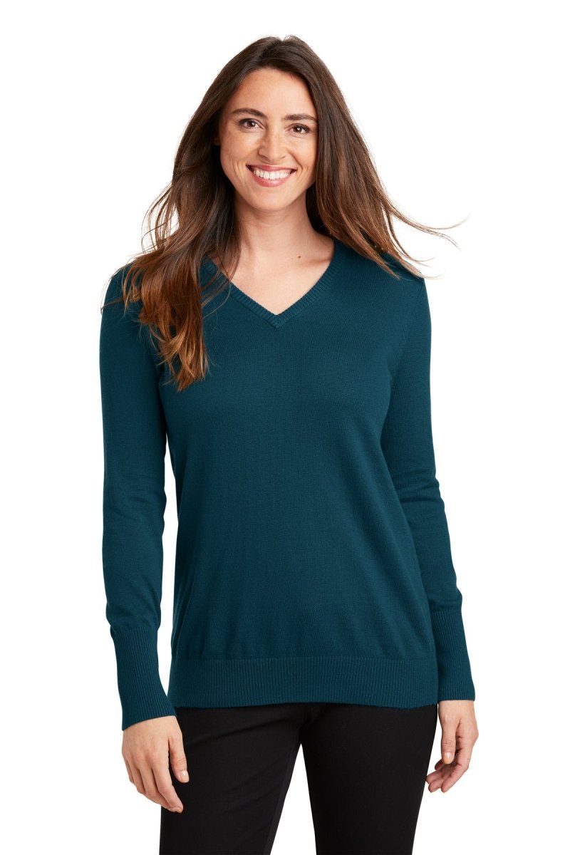 Port AuthorityÂ® Ladies V-Neck Sweater. LSW285 - uslegacypromotions