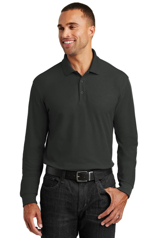 Port AuthorityÂ® Long Sleeve Core Classic Pique Polo. K100LS - uslegacypromotions