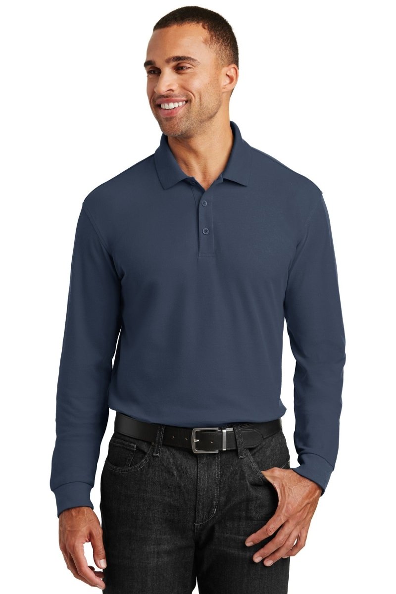 Port AuthorityÂ® Long Sleeve Core Classic Pique Polo. K100LS - uslegacypromotions