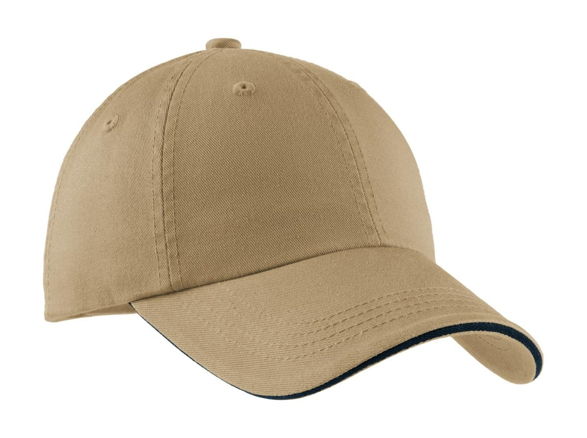 Port AuthorityÂ® Sandwich Bill Cap with Striped Closure. C830 - uslegacypromotions