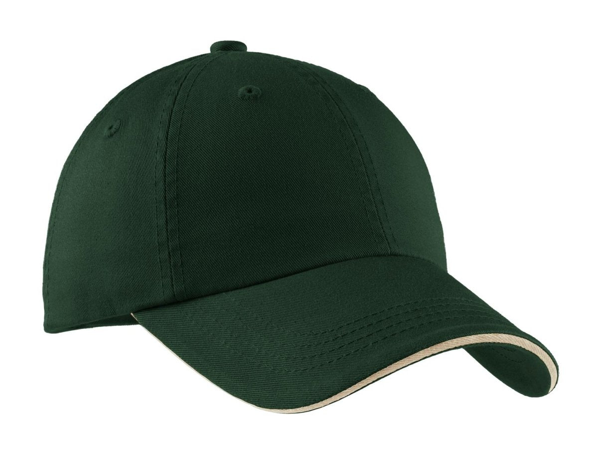 Port AuthorityÂ® Sandwich Bill Cap with Striped Closure. C830 - uslegacypromotions