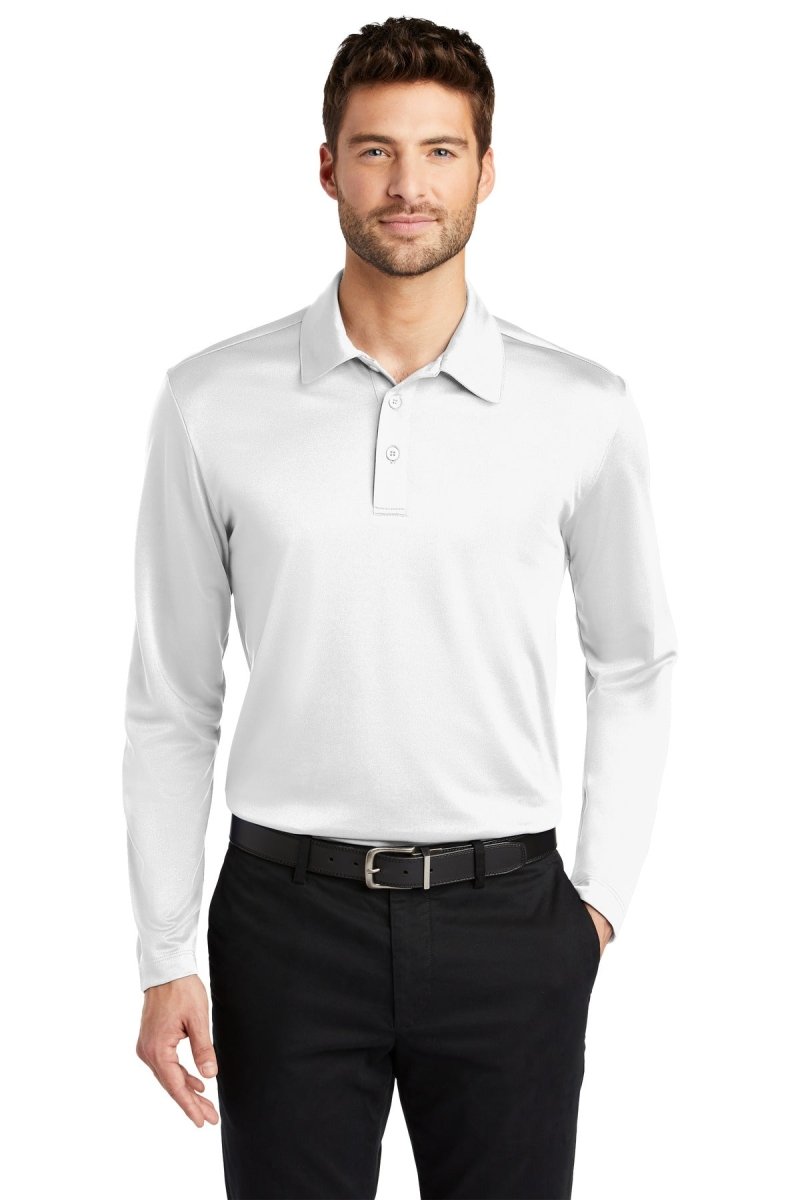 Port AuthorityÂ® Silk Touchâ„¢ Performance Long Sleeve Polo. K540LS - uslegacypromotions