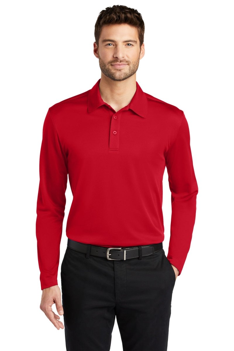 Port AuthorityÂ® Silk Touchâ„¢ Performance Long Sleeve Polo. K540LS - uslegacypromotions