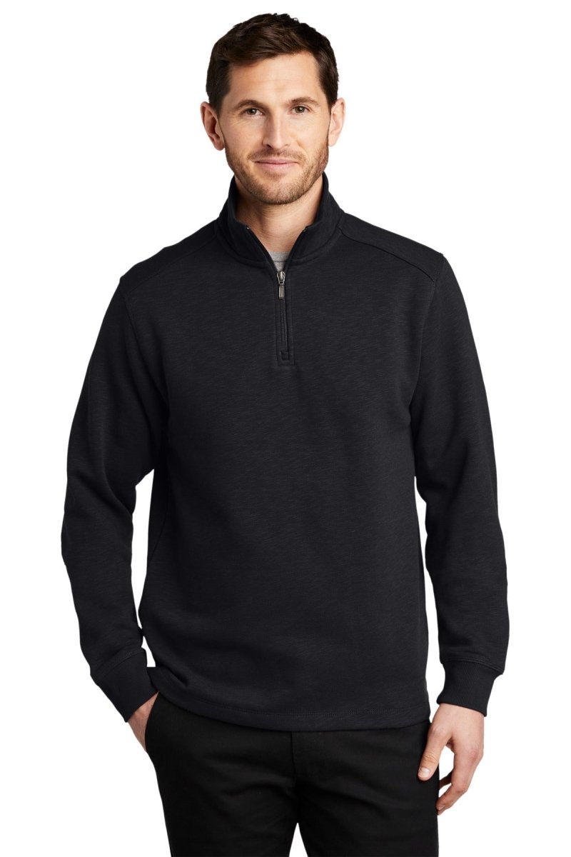 Port AuthorityÂ® Slub Fleece 1/4-Zip Pullover. F295 - uslegacypromotions