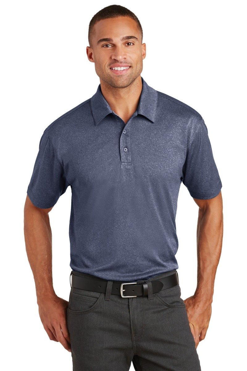 Port AuthorityÂ® Trace Heather Polo. K576 - uslegacypromotions