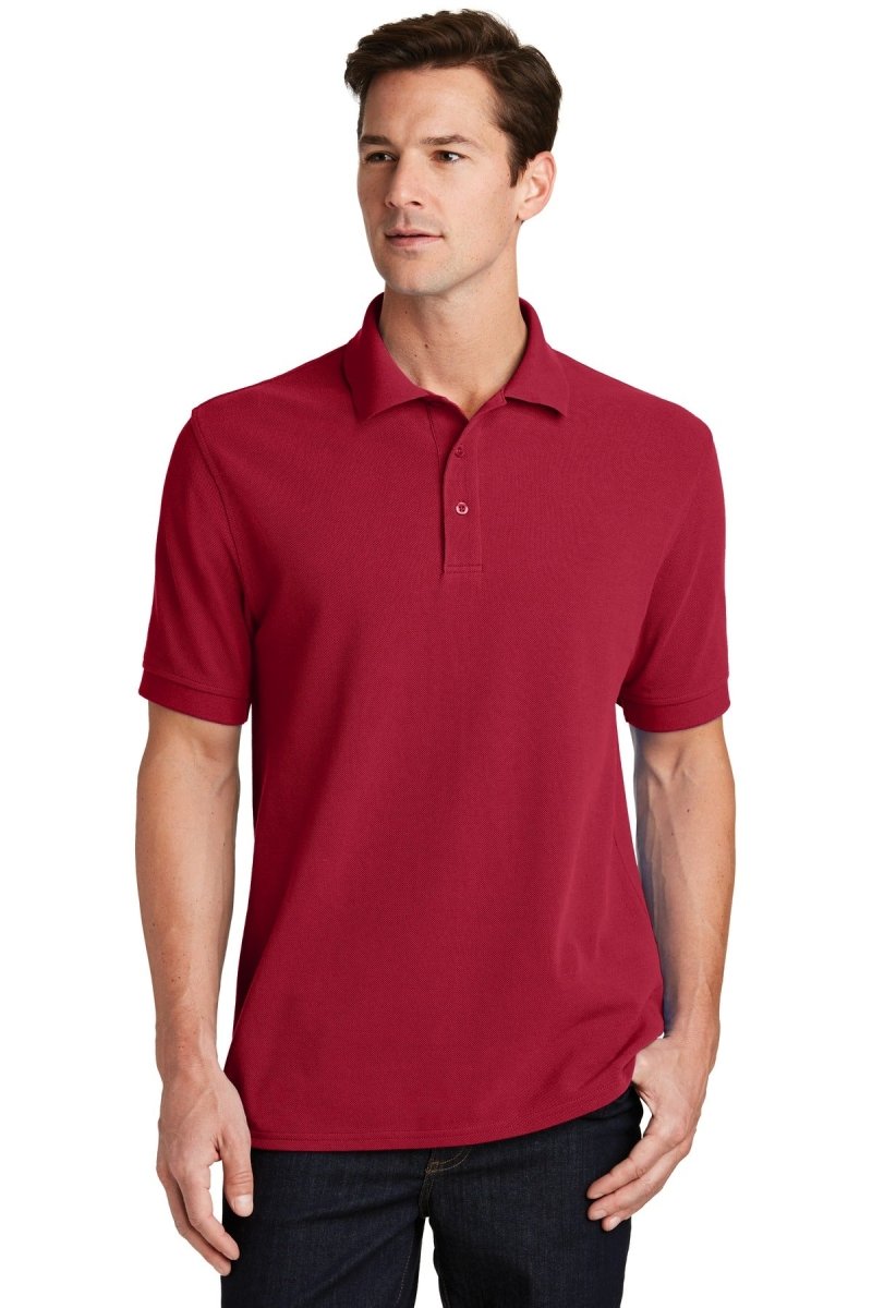 Port & CompanyÂ® Combed Ring Spun Pique Polo. KP1500 - uslegacypromotions