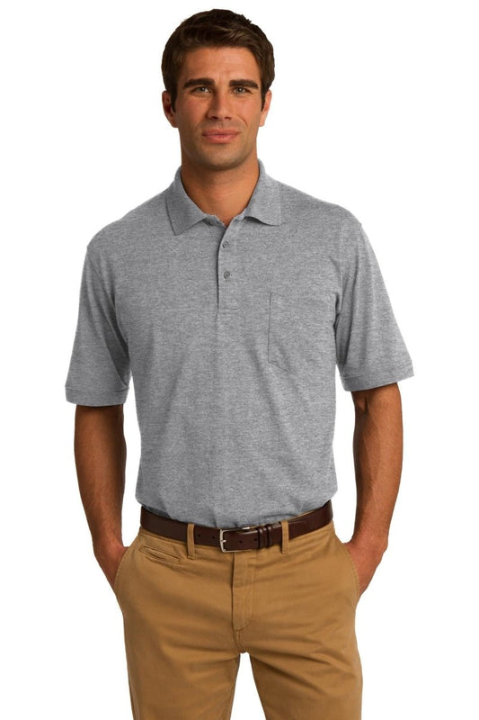 Port & CompanyÂ® Core Blend Jersey Knit Pocket Polo. KP55P - uslegacypromotions