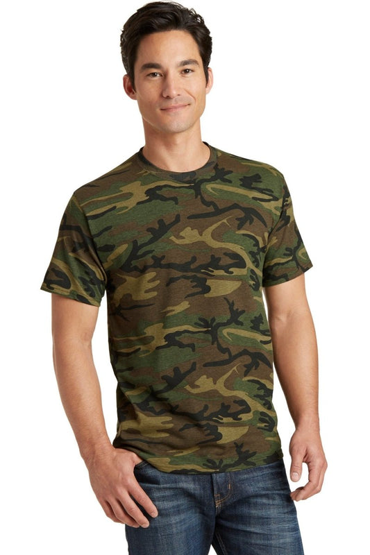 Port & CompanyÂ® Core Cotton Camo Tee. PC54C - uslegacypromotions