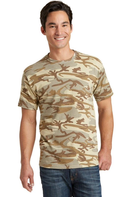 Port & CompanyÂ® Core Cotton Camo Tee. PC54C - uslegacypromotions