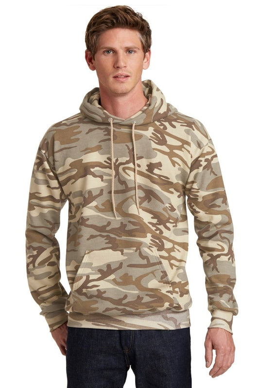 Port & CompanyÂ® Core Fleece Camo Pullover Hooded Sweatshirt. PC78HC - uslegacypromotions