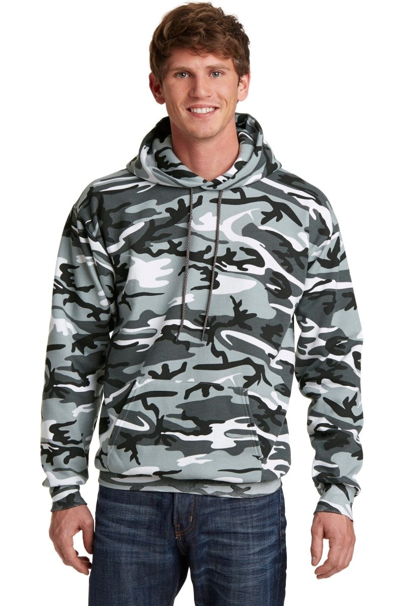 Port & CompanyÂ® Core Fleece Camo Pullover Hooded Sweatshirt. PC78HC - uslegacypromotions